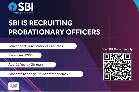 SBI is recruiting probationary officers